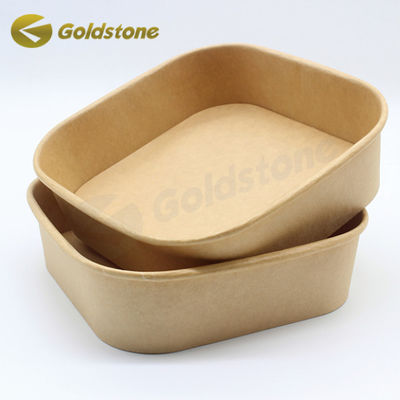 環境に優しいクラフトベーカリー用品 PLAカップ付き紙の食器碗
