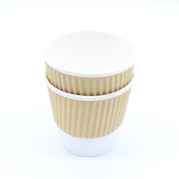 単壁紙コーヒーカップ 隔熱 使い捨てコーヒーカップ ISO9001 0