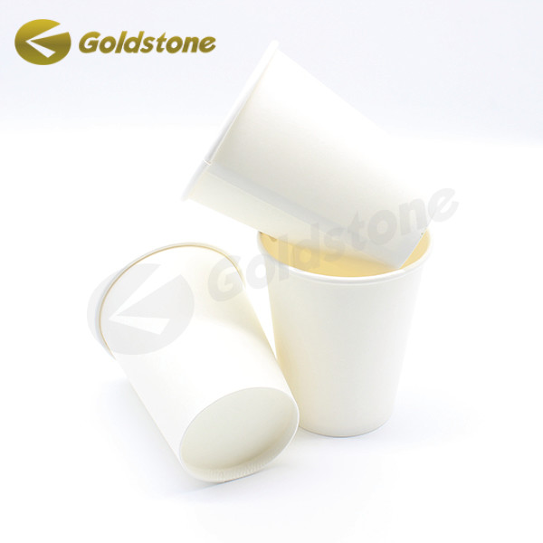 パーソナライズ可能なプラスチックフリー紙カップ 安全な蓋付き紙の使い捨てカップ 0
